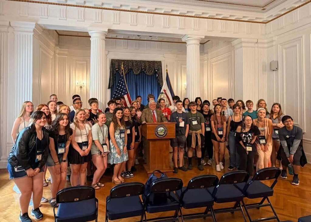 A series of photos showing Mingo Central student Bianca Moore participating in the West Virginia Governor's School for Tourism. The images capture Bianca visiting landmarks, learning from tourism and industry professionals, exploring destinations across West Virginia, and representing Mingo Central during the statewide summer program.