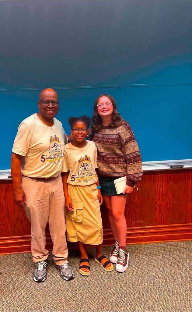 Mingo Central student Carly Hunt is pictured celebrating her first-place achievement in the Poets Wanted national poetry competition. Carly is recognized for her award-winning original poem and her opportunity to perform at the University of Pittsburgh during the Violence Prevention Symposium. The photo highlights Carly’s accomplishment and the pride she brought to Mingo Central through her creativity and hard work.