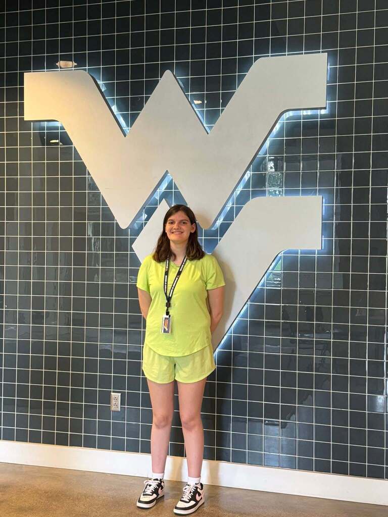 📸 Picture Description (Accessibility): Mingo Central student Rachel is pictured participating in Camp Med at West Virginia University. The week-long camp provided students interested in healthcare careers with opportunities to observe medical procedures, participate in clinical activities, and interact with physicians. The photo highlights Rachel’s exploration of the medical field and her commitment to learning about future career opportunities.