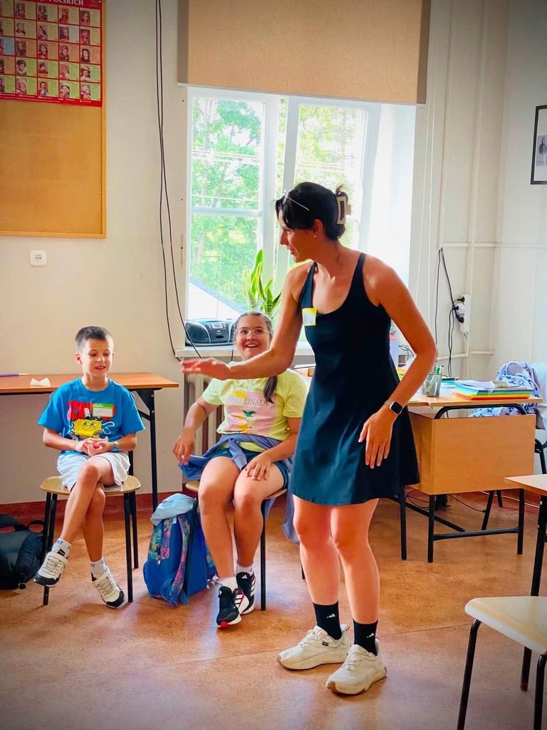 Photos show Mingo Central Spanish and theater teacher Anne Justice during her trip to Poland, where she traveled to teach English. The images capture Anne experiencing a different culture while sharing her passion for education and language with students abroad.