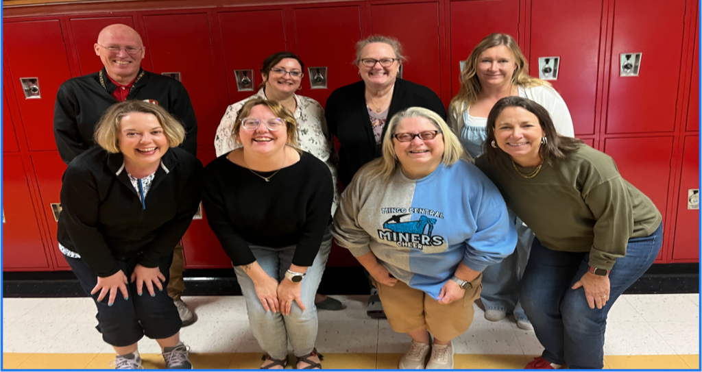 Beth Keatley andother teachers attending AP training. 