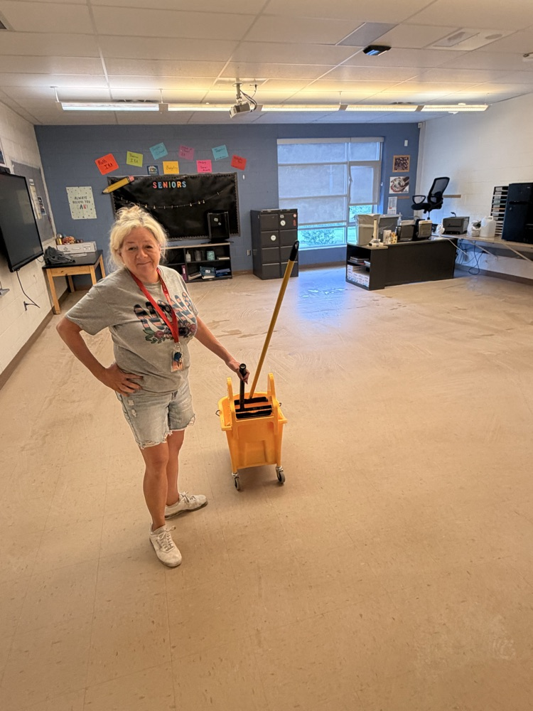 Custodial at MCHS Cleaning and doing custodial duties.