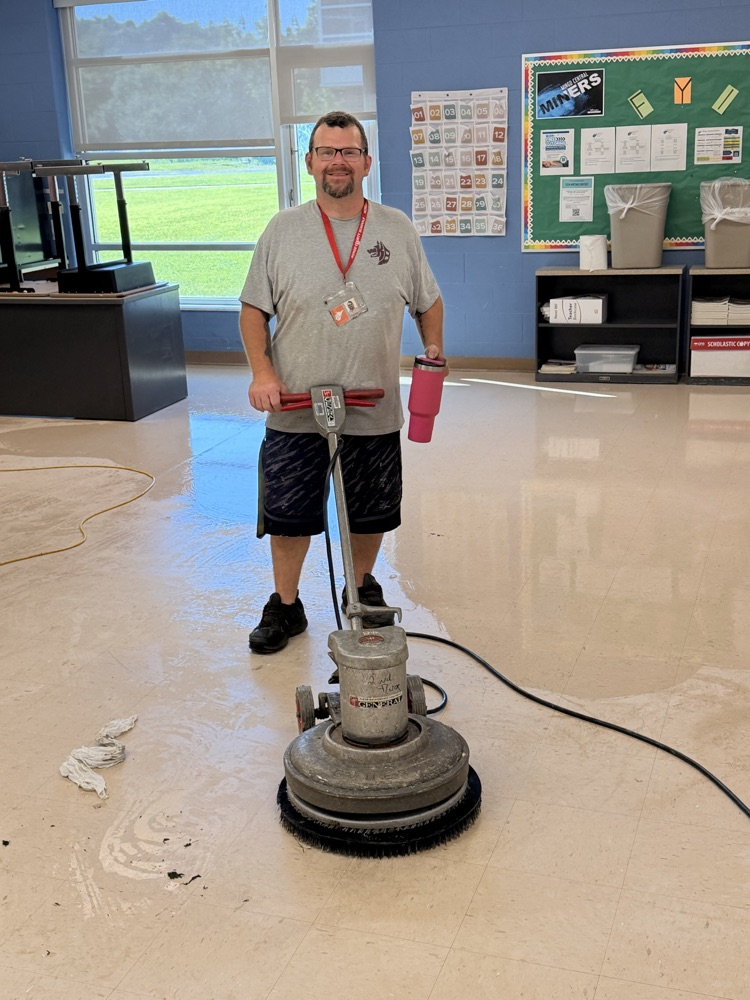 Custodial at MCHS Cleaning and doing custodial duties.