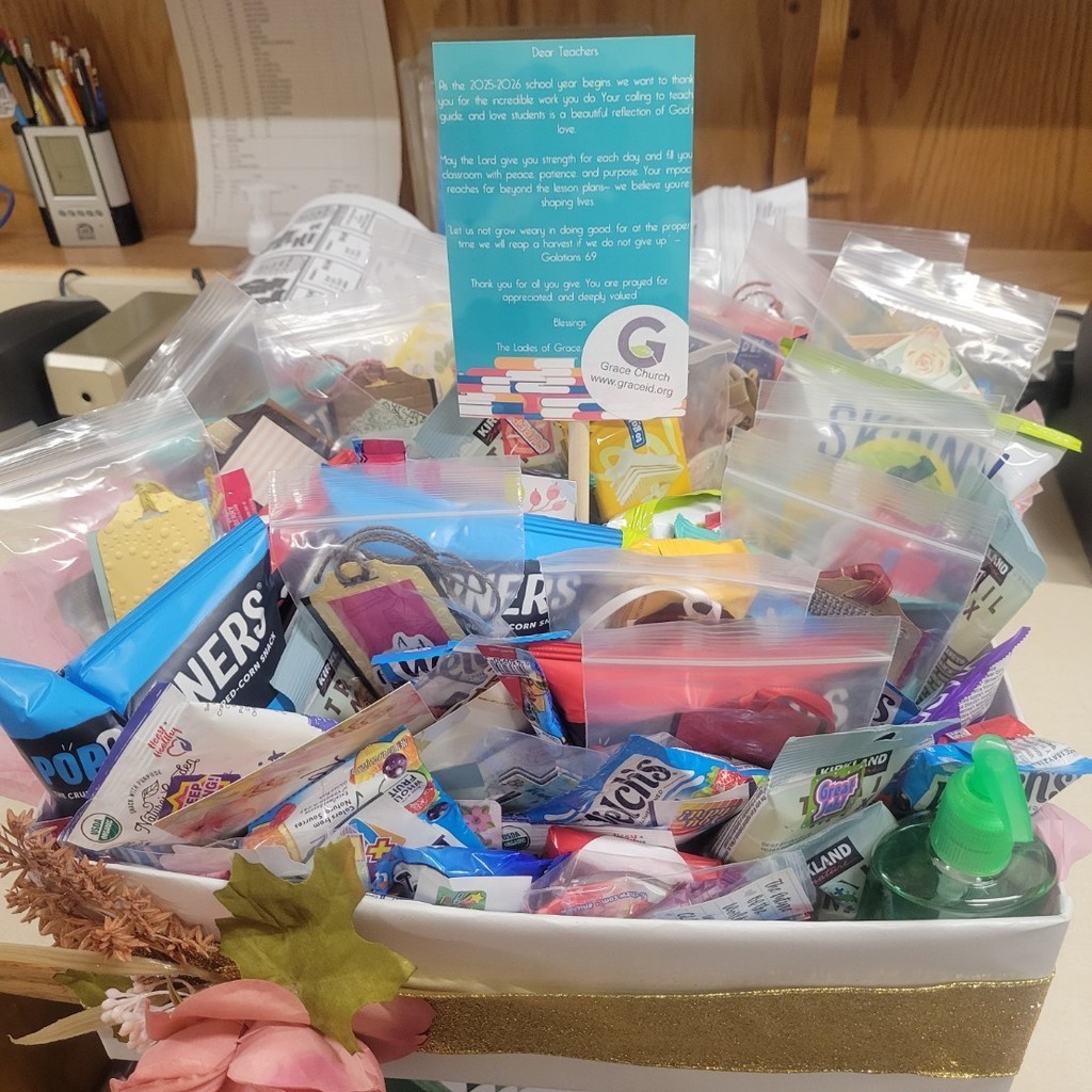 grace church gift for staff on opening day