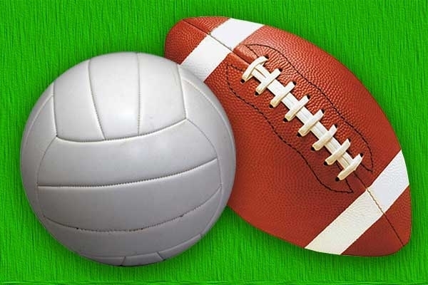 Volleyball and football