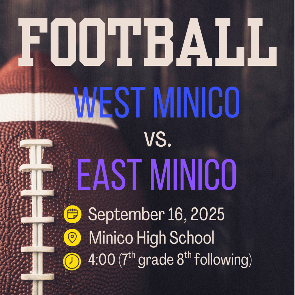 West Minico Football versus East Minico