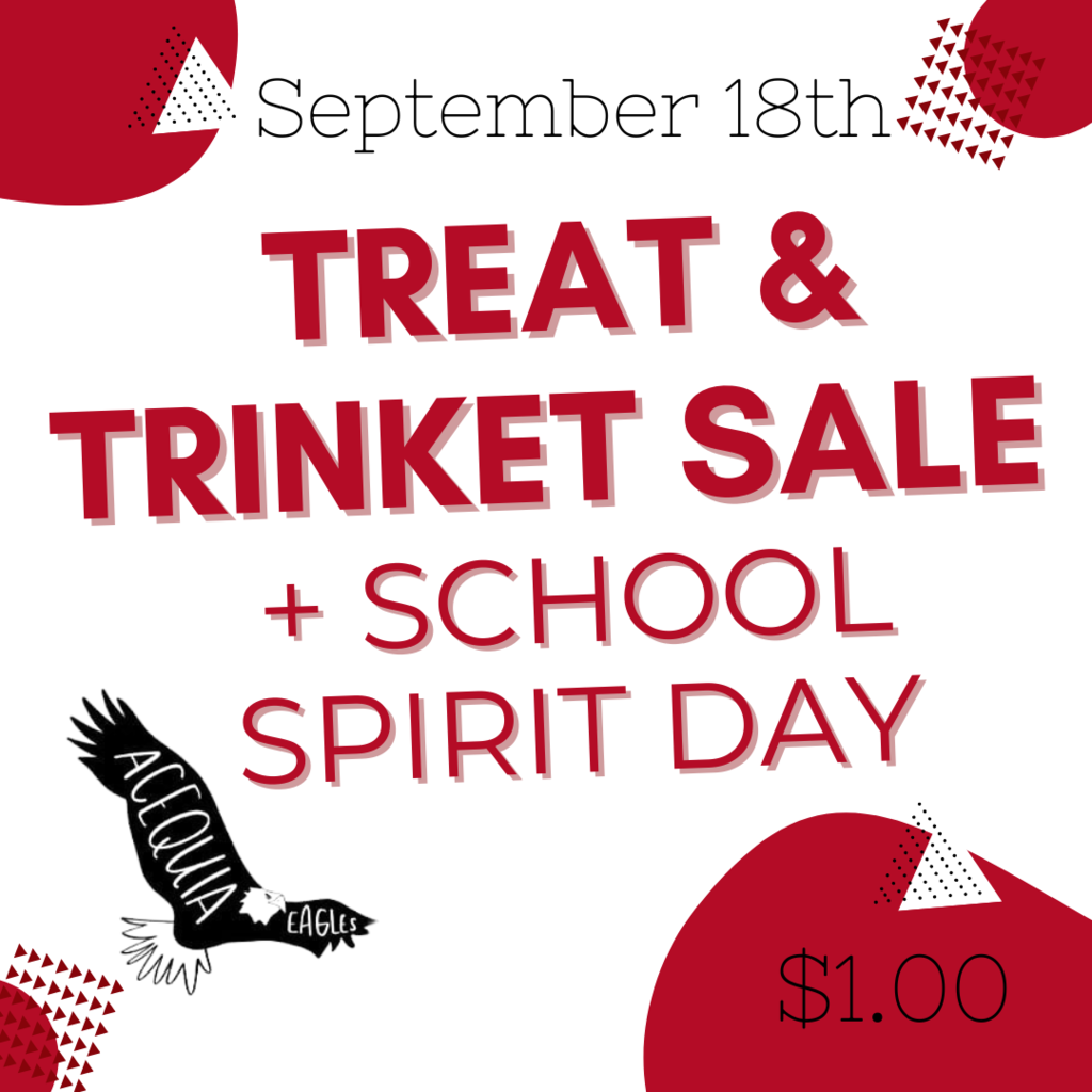 September 18th - treat and trinket sale 