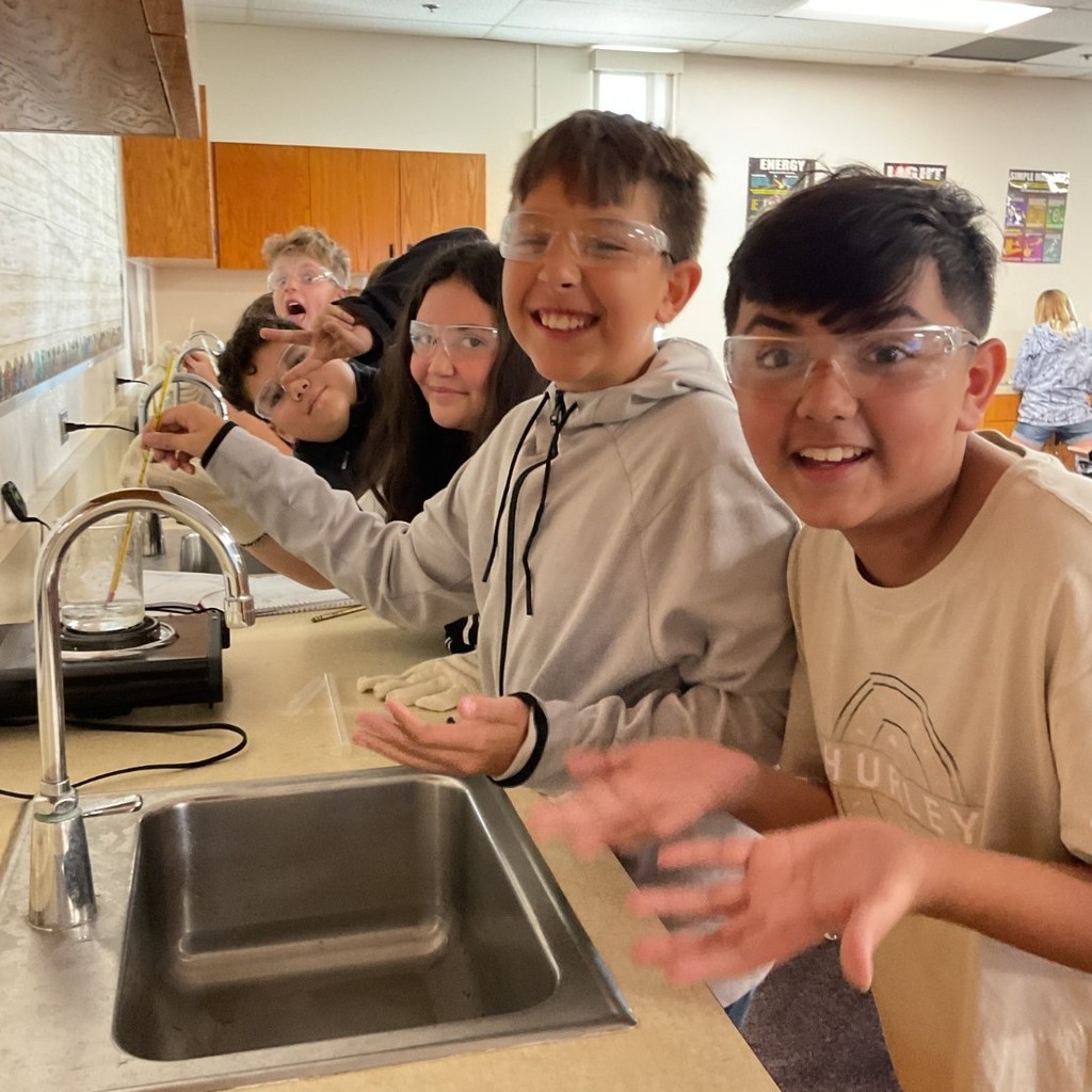 6th grade science at East Minico 