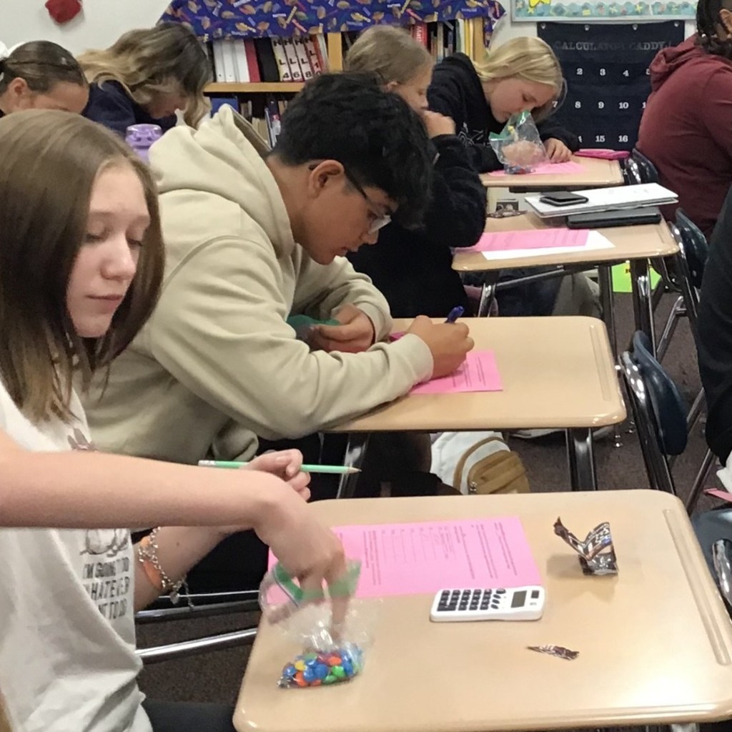 Mrs. Kraus 7th grade m&m probability 