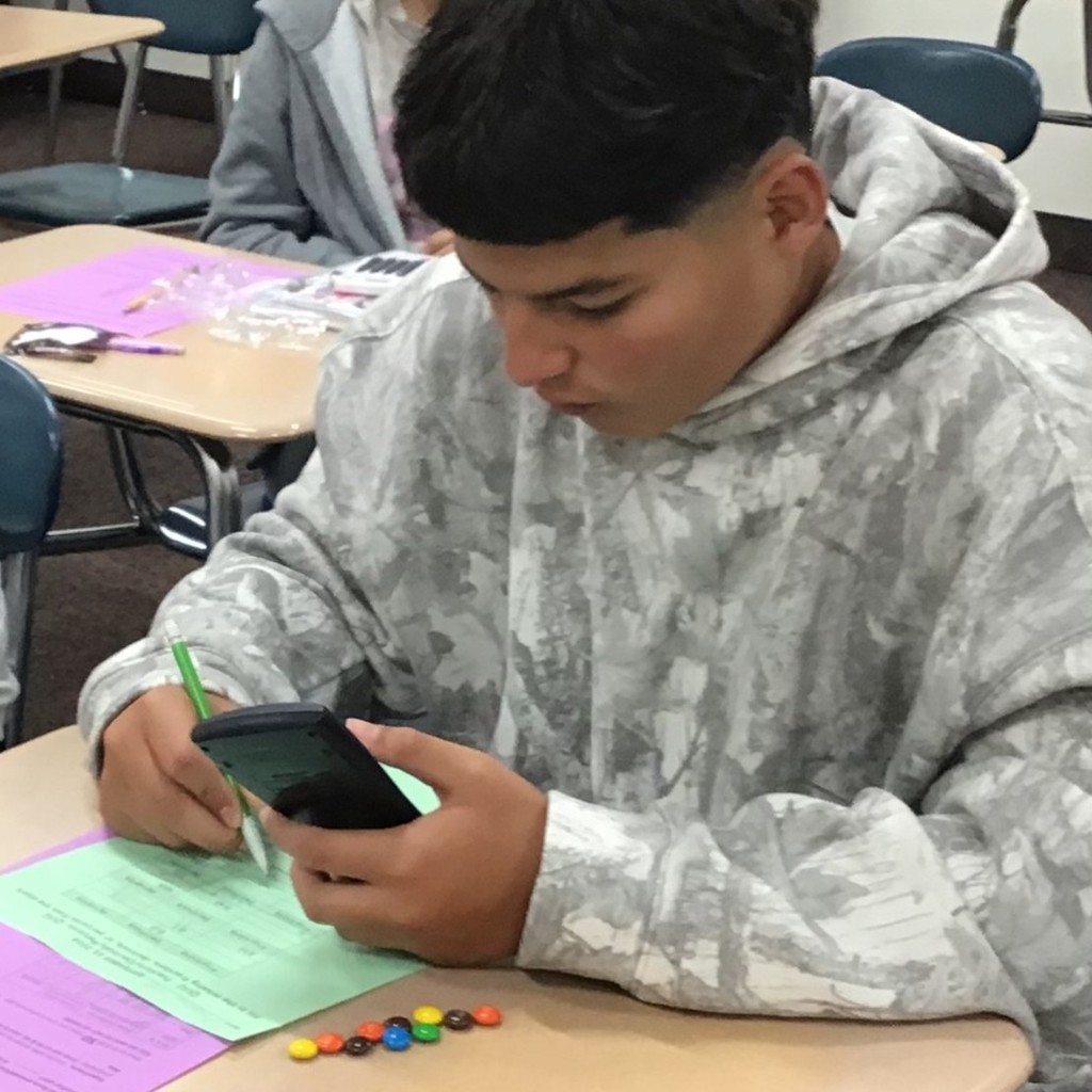 Mrs. Kraus 7th grade m&m probability 