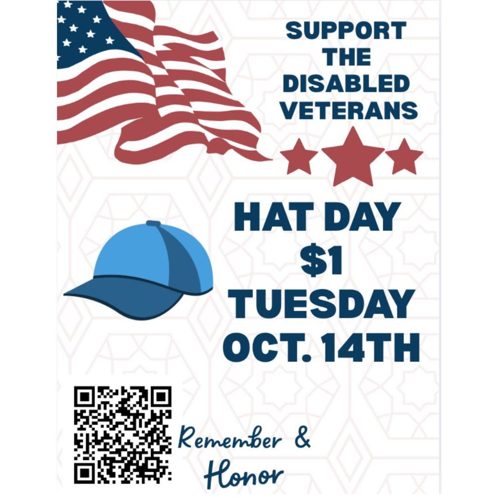 Hat allowed at school for $1 October 14 Fundraiser