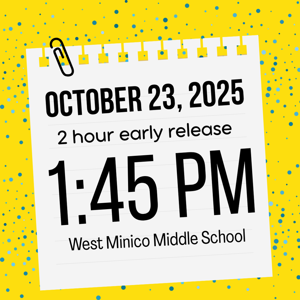 October 23 2 Hour early dismissal