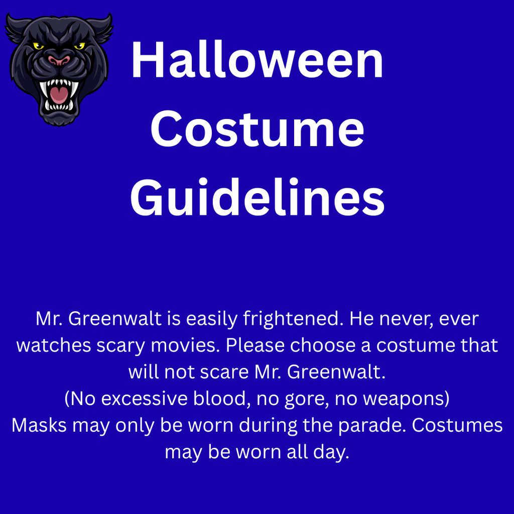 Halloween Costume Guidelines