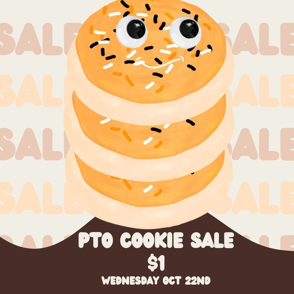 PTO Cookie sale ad