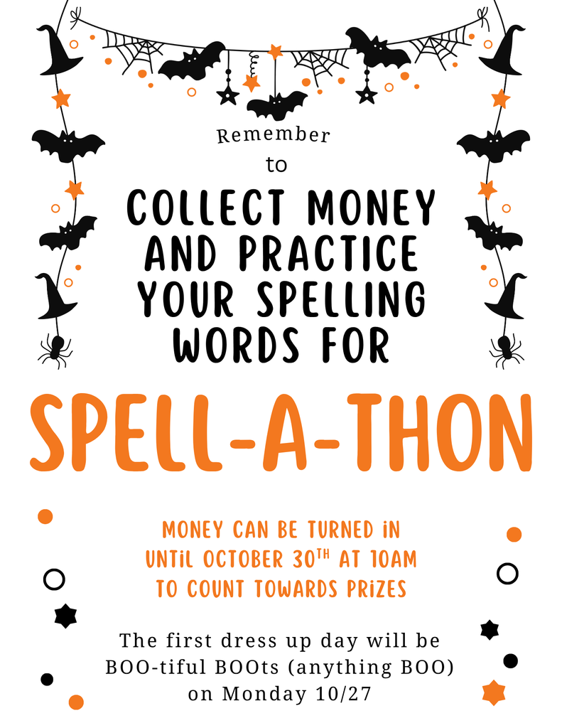 Spellathon flyer