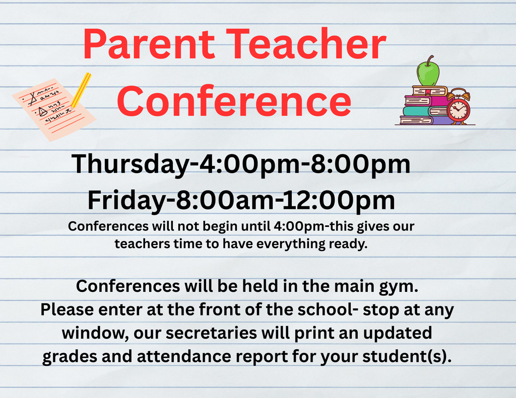 Parent Teacher Conference this Thursday & Friday! 