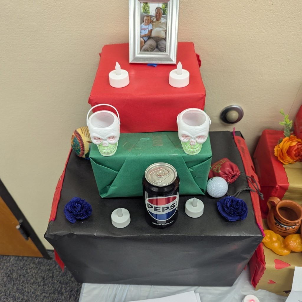 Día de los Muertos display