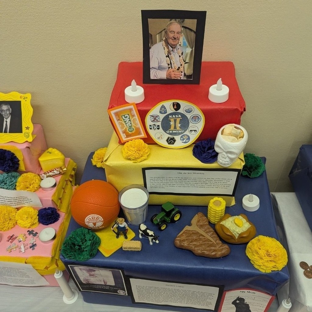 Día de los Muertos display