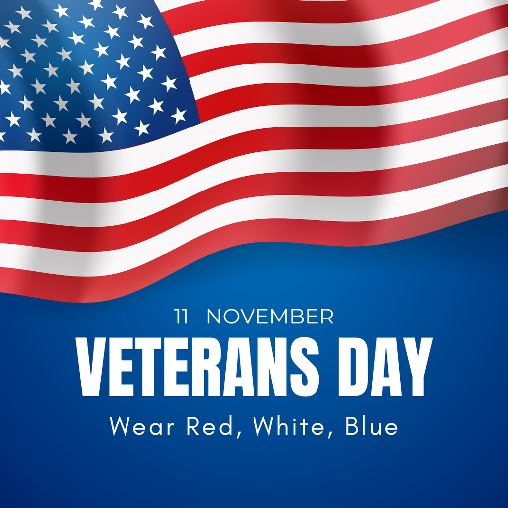 Wear Red, White, Blue