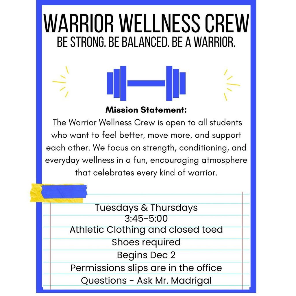 Warrior wellness krew (Instagram Post)