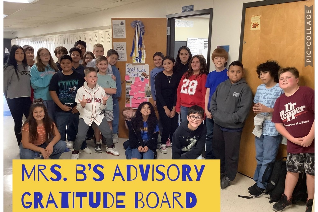 6th grade advisory gratitude