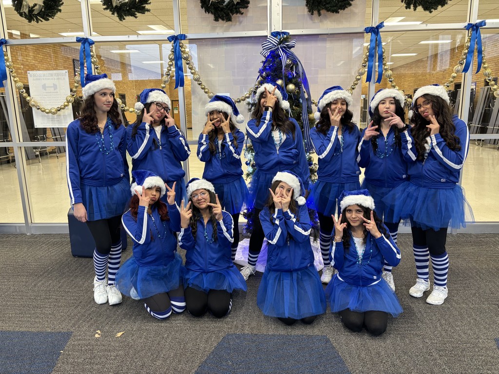 Fun pose of the West Minico Cheerleader Squad