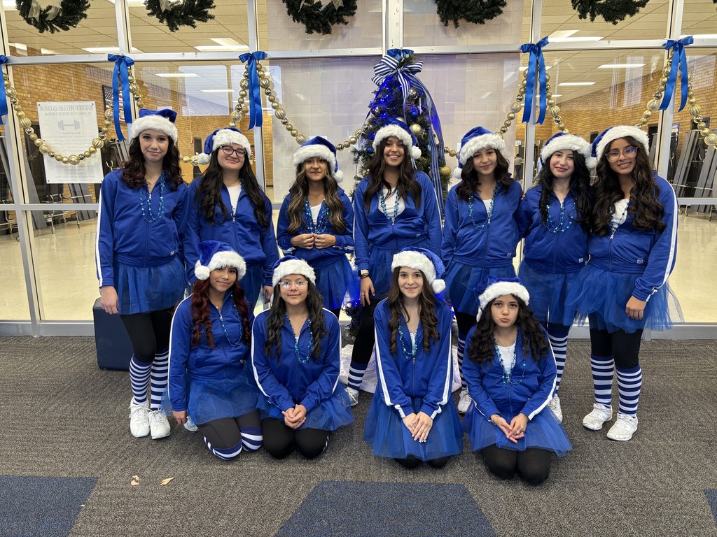 West Minico Cheer team posing as a group