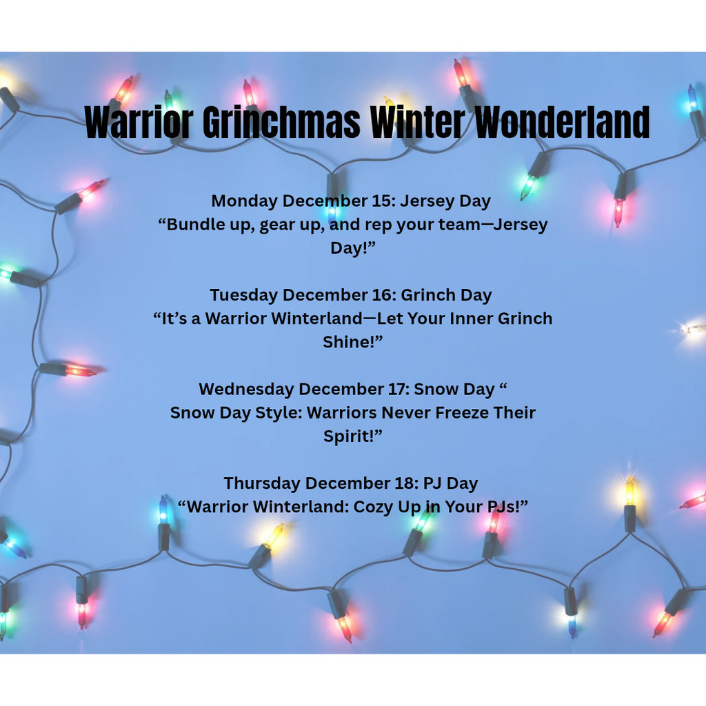 Last week of school dress up days