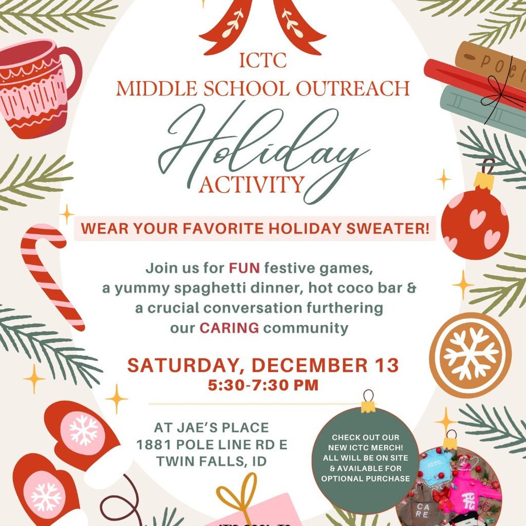 Middle school outreach dinner invitation 