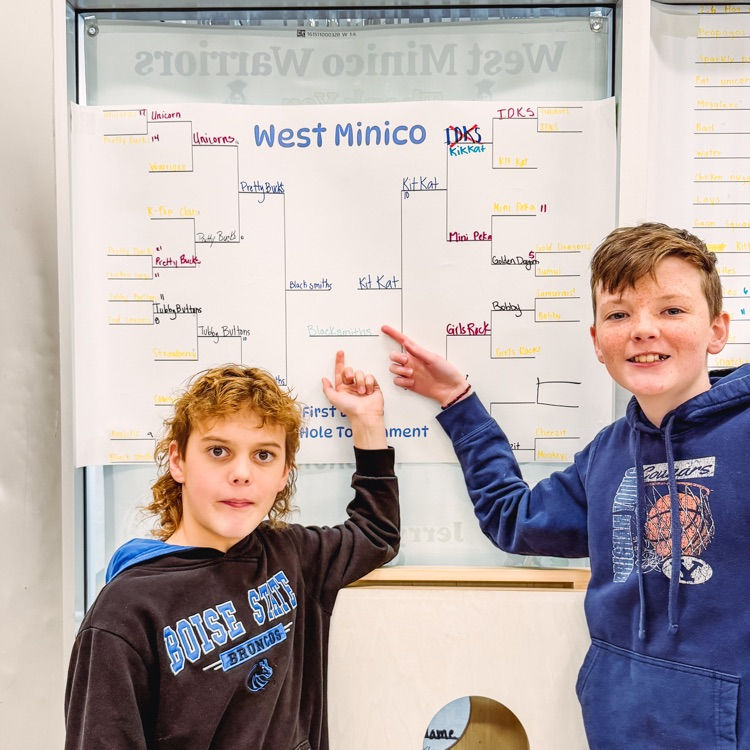 first lunch corn hole winner