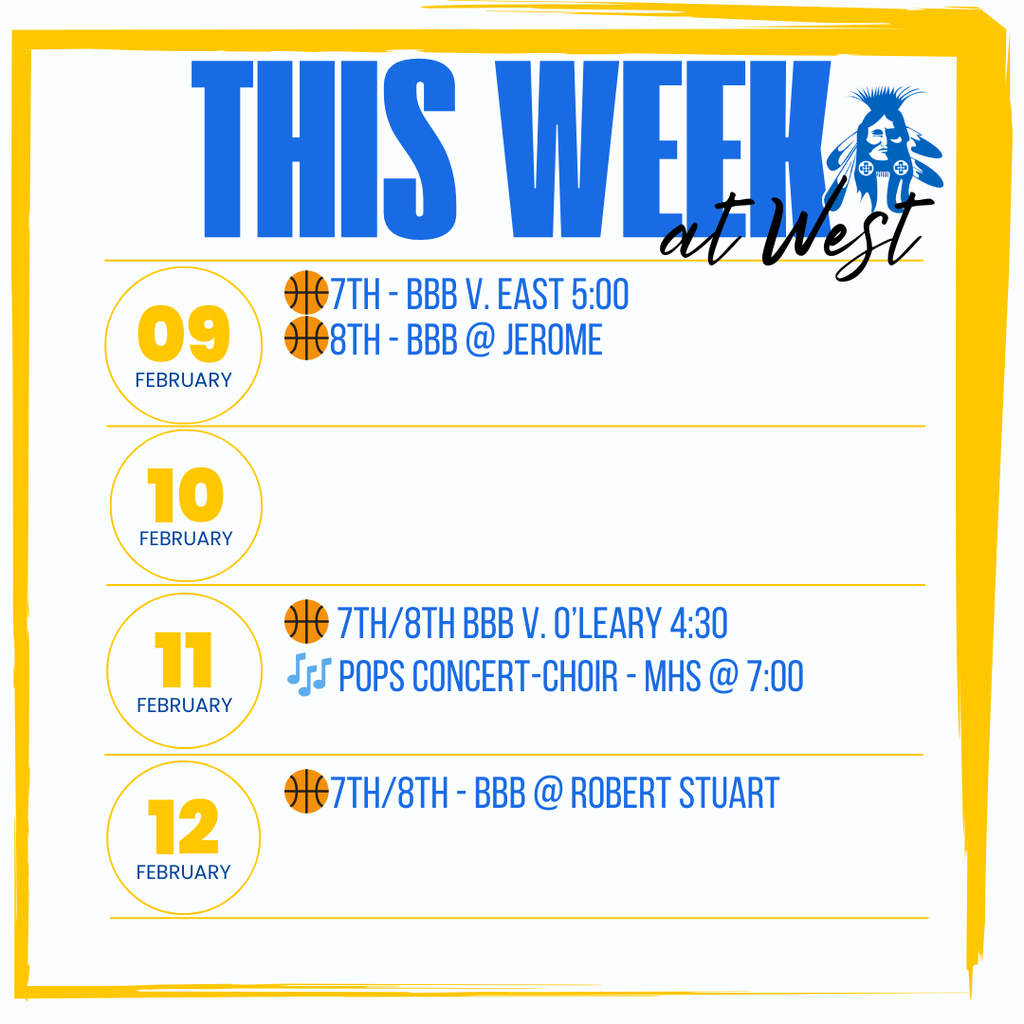 Weekly Athletic events at West Minico