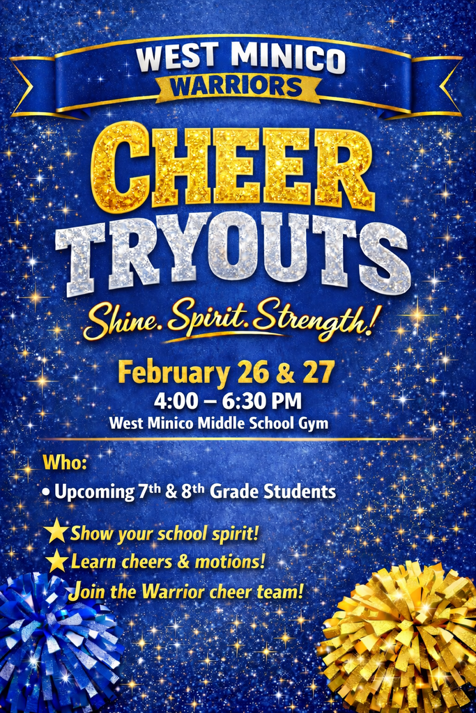 Cheer tryouts at West Minico Middle School