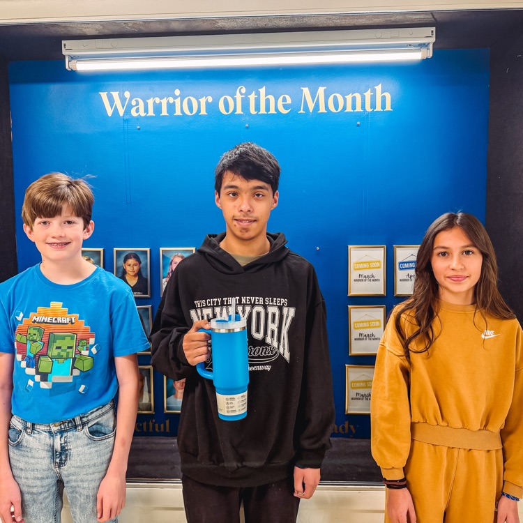 February Warriors of the Month
