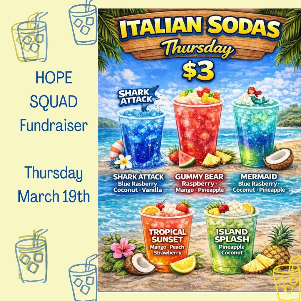 HopeSquad Fundraiser March 19th
