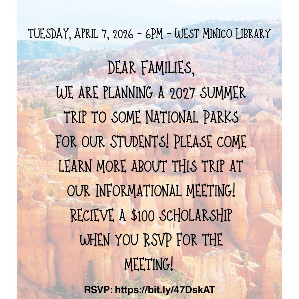 National Park Summer trip for students