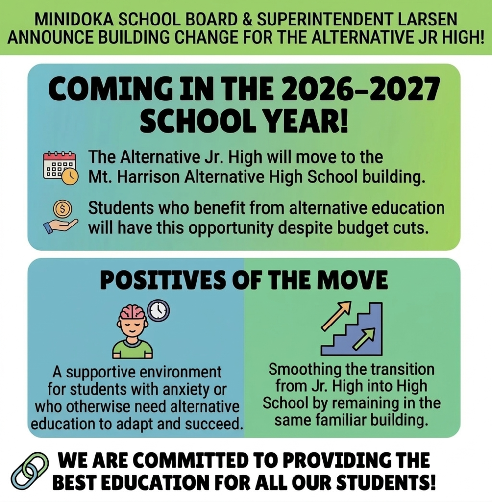 Minidoka JR High changes buildings next year