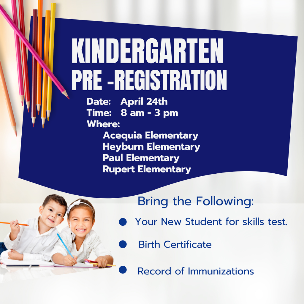 Kindergarten Pre- Registration