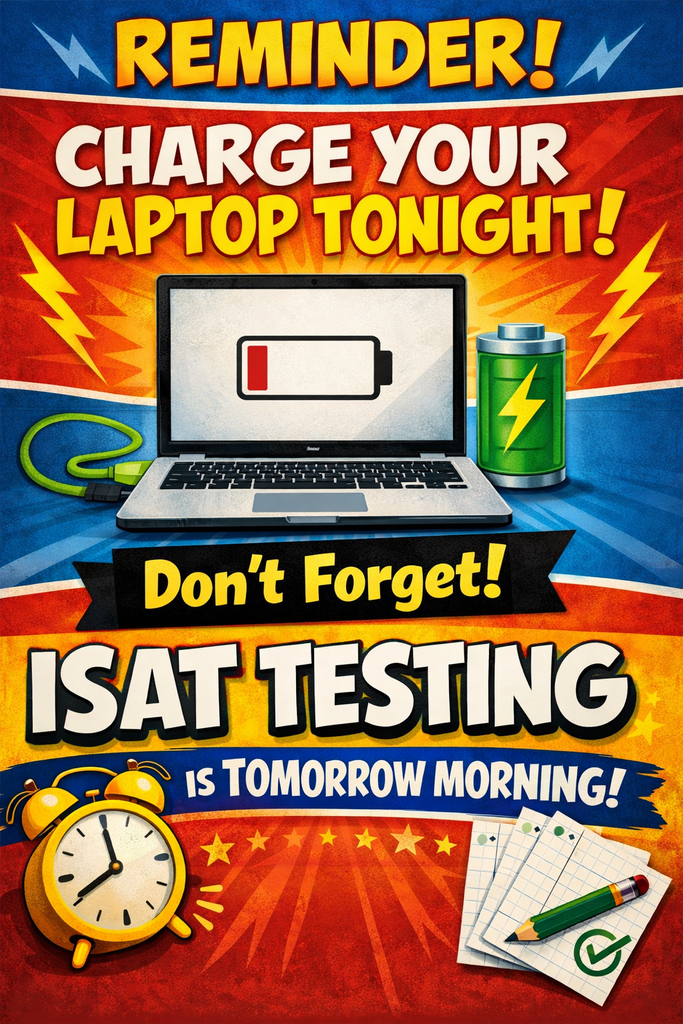 isat charging reminder