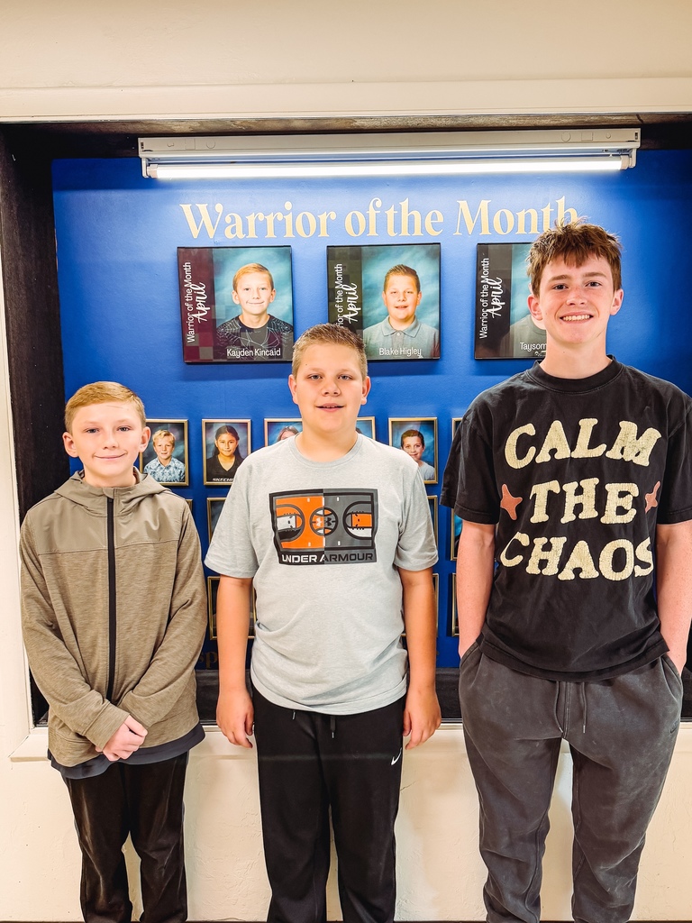 April Warriors of the Month