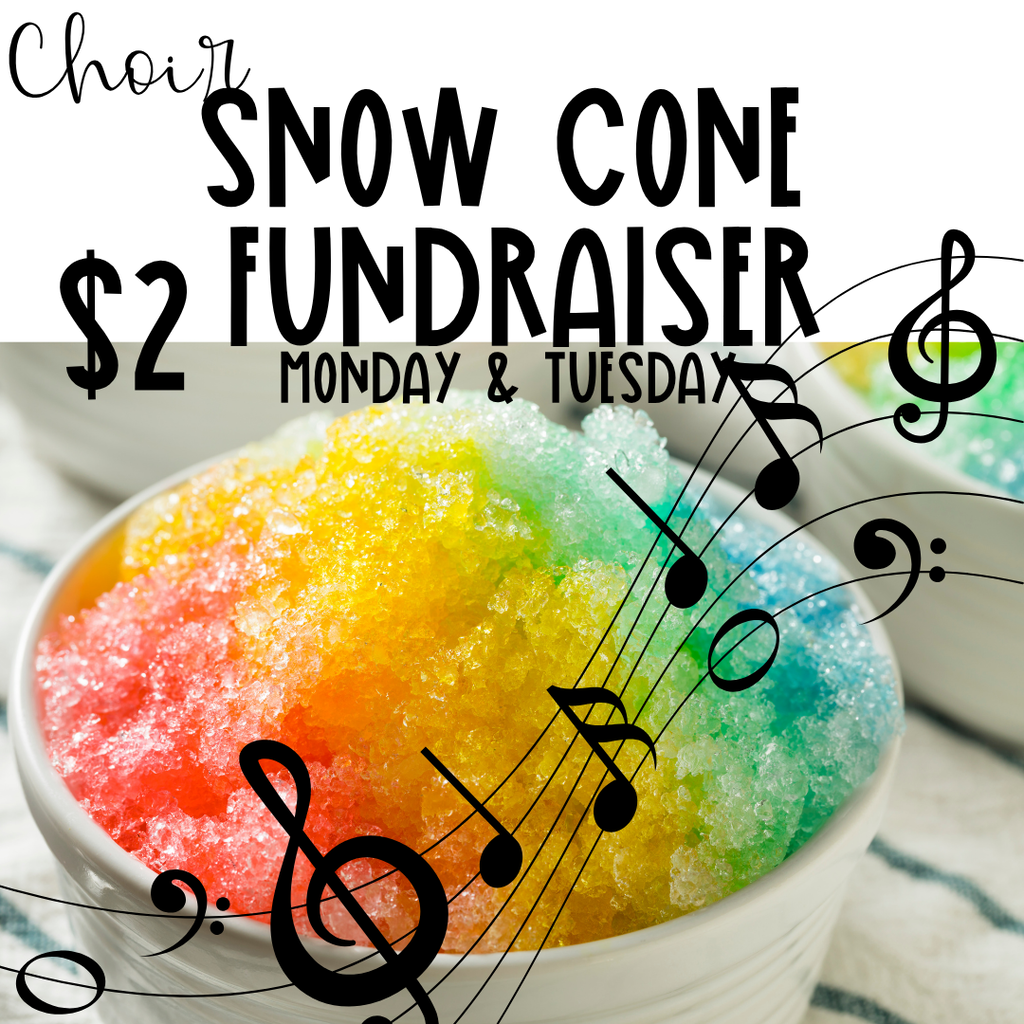 Snow Cone fundraiser