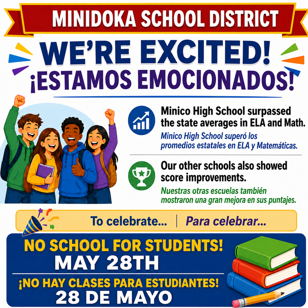 No School For Students on May 28th