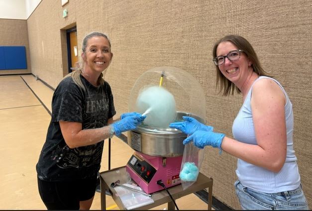 PTO helping with Cotton Candy