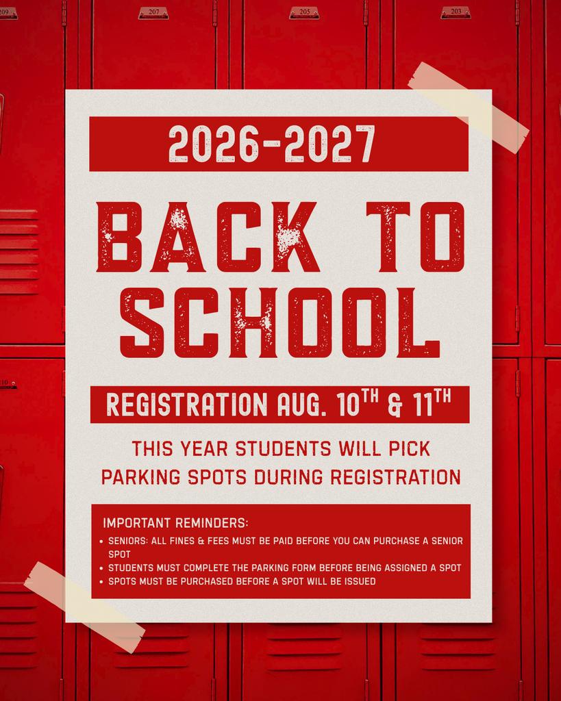 Attention: There are changes in when parking spots will be assigned this school year!