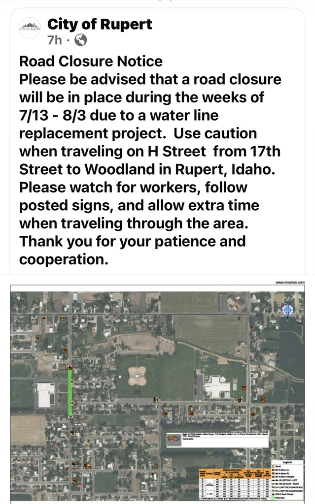 Road Closure