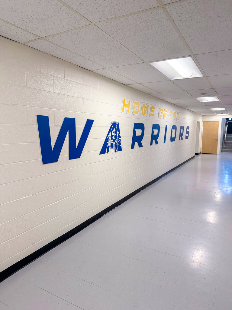 Hallway Home of the Warriors