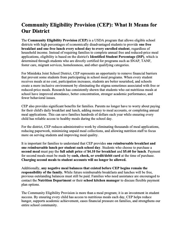 CEP Document