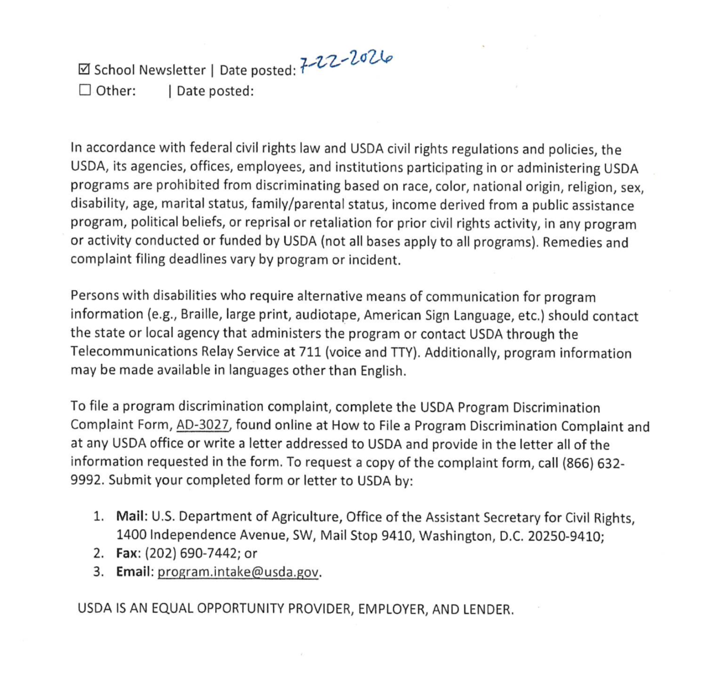 USDA Civil Rights Regulations