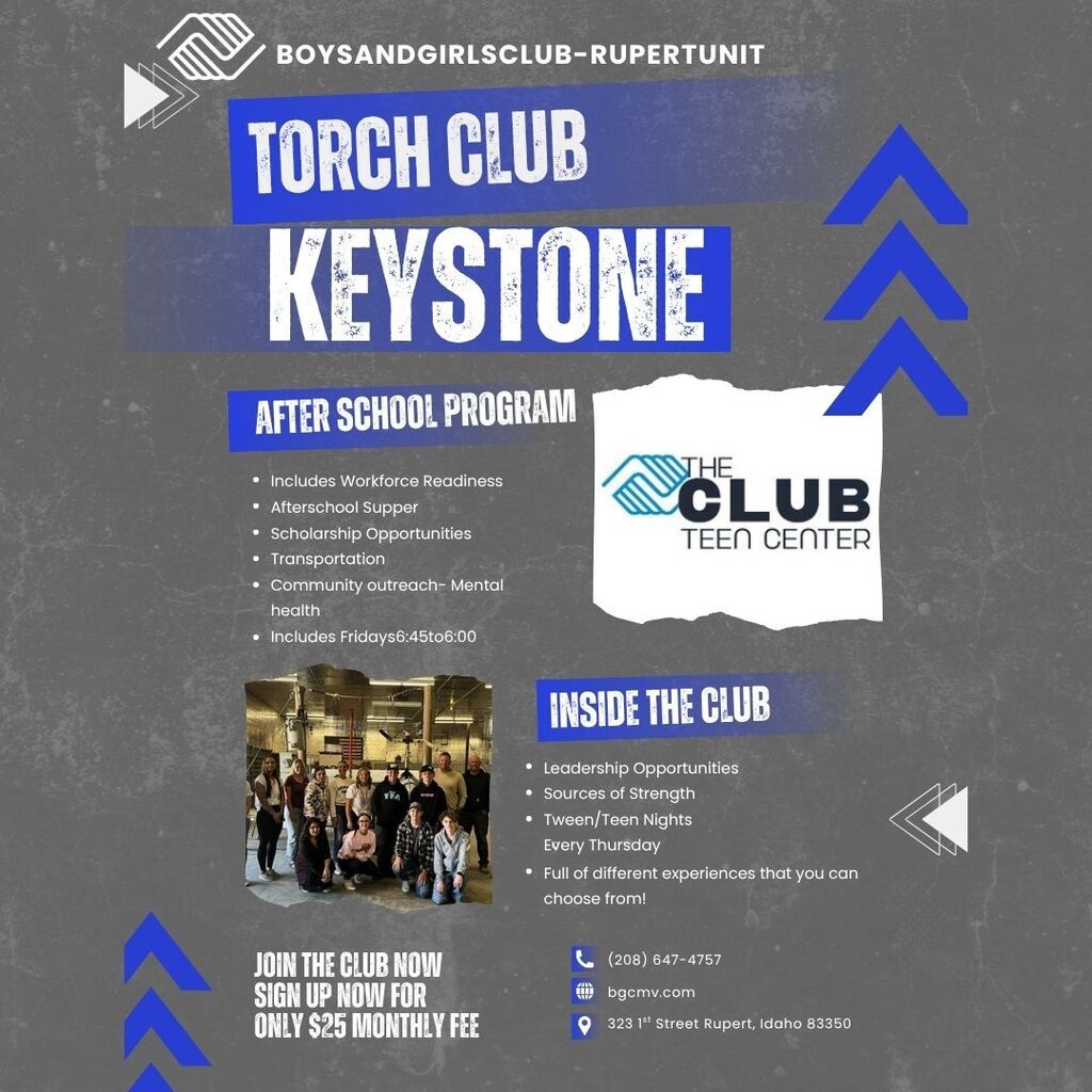 BGCMV Teen club information