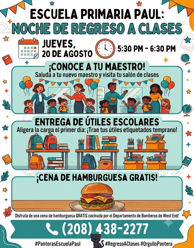 Back to School 2026 Spanish