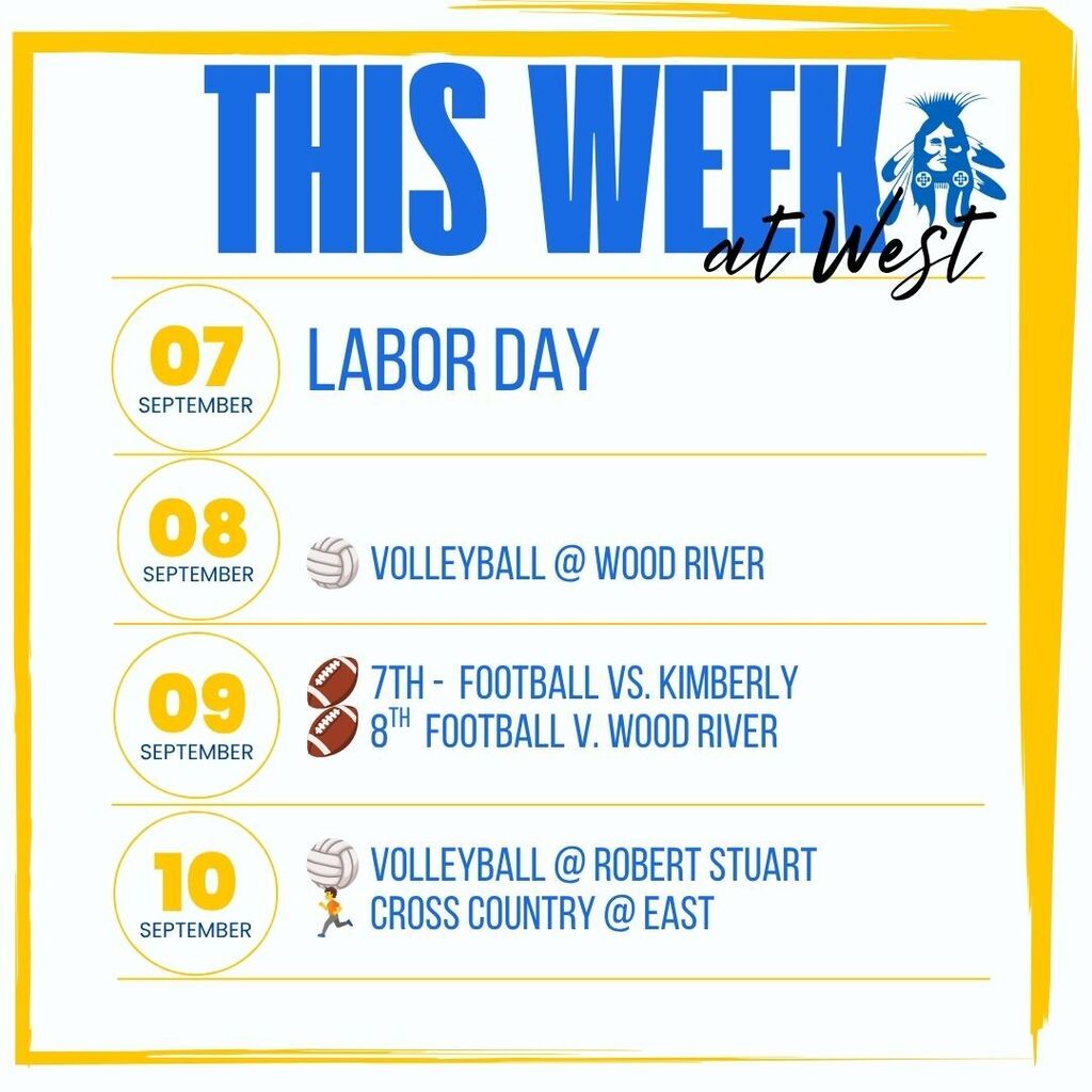 Athletics at West Minico this week